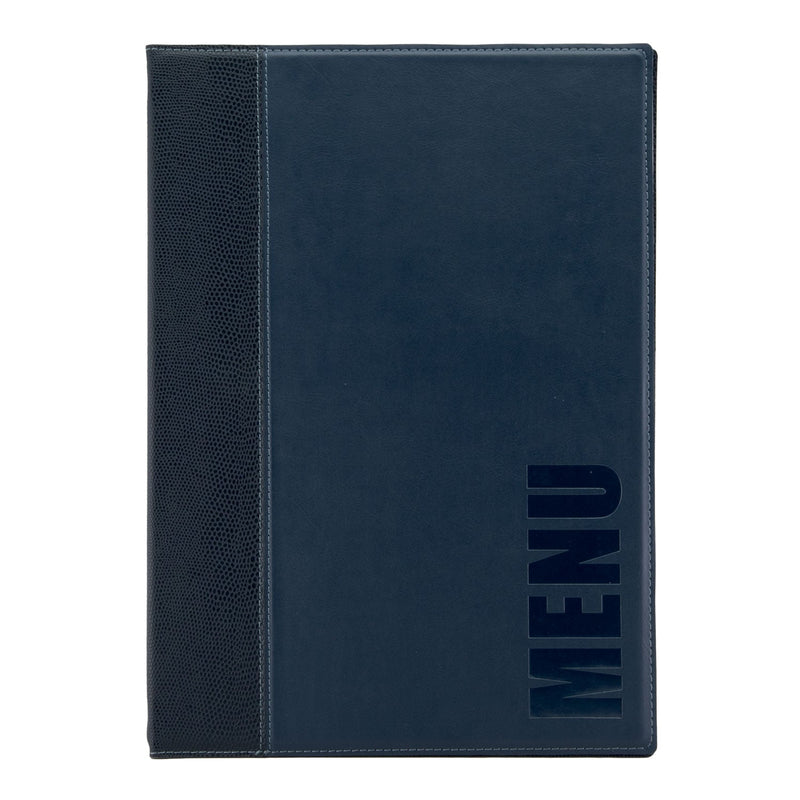Load image into Gallery viewer, Securit Menu Set - Trendy A5 Blue - 10 Menu Holders + 20 Extra Pouches
