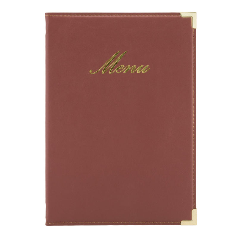 Load image into Gallery viewer, Securit Menu Set - Classic A5 Wine Red - 10 Menu Holders + 20 Extra Pouches
