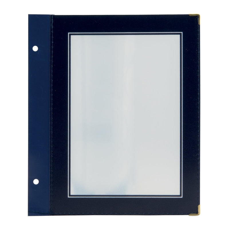 Load image into Gallery viewer, Securit Menu Set - Wood A5 Blue - 10 Menu Holders + 20 Extra Pouches

