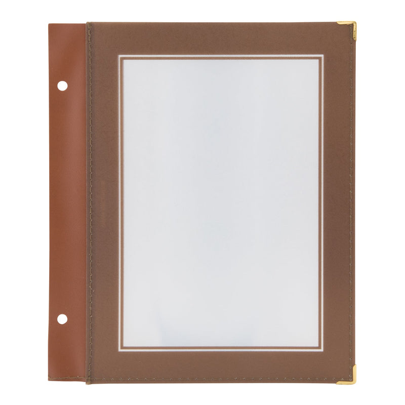 Load image into Gallery viewer, Securit Menu Set - Wood A5 Brown - 10 Menu Holders + 20 Extra Pouches
