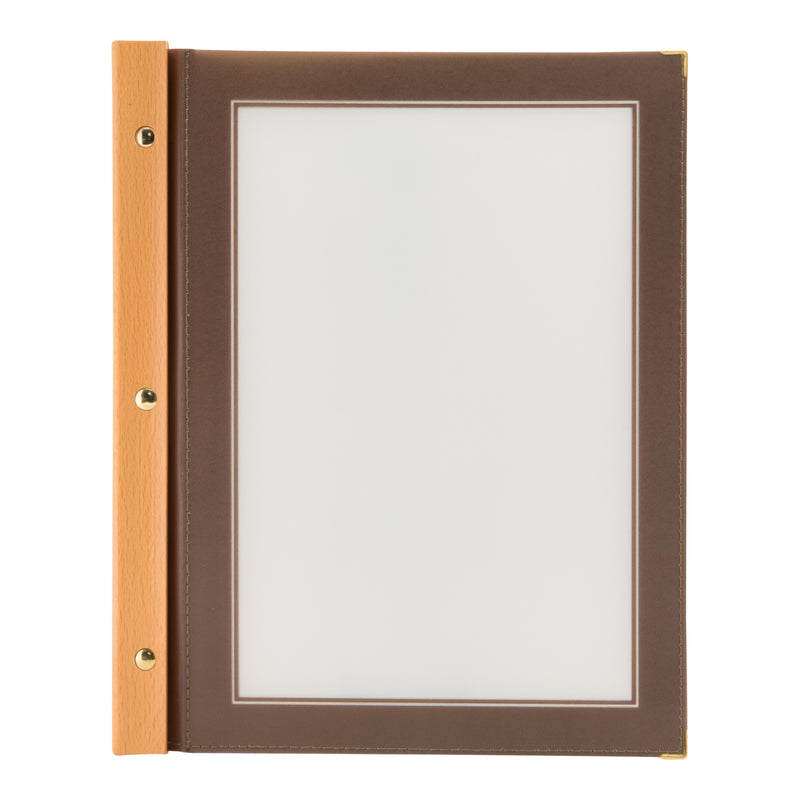 Load image into Gallery viewer, Securit Menu Holders - Wood - Brown 32,2x26,6x2cm - Pack of 10
