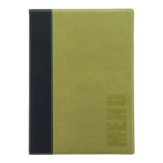 Securit Menu Set - Trendy A4 Green - 10 Menu Holders + 20 Extra Pouches