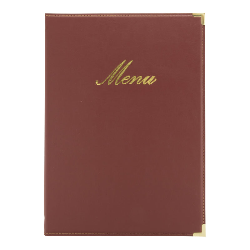 Load image into Gallery viewer, Securit Menu Holders - Classic - Wine Red 34x24x0,5cm - Pack of 10
