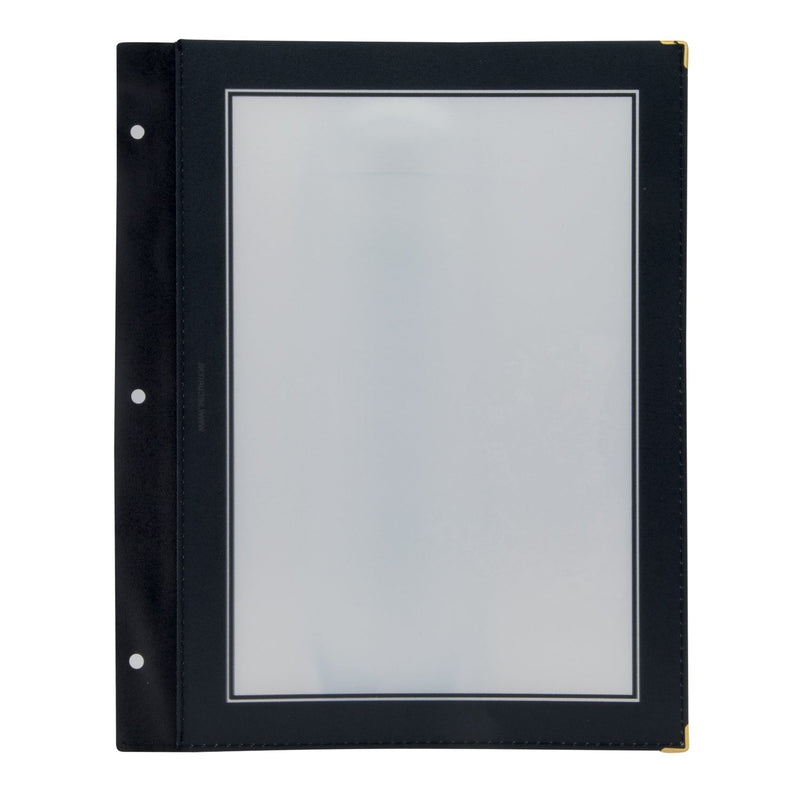 Load image into Gallery viewer, Securit Menu Set - Wood A4 Black - 10 Menu Holders + 20 Extra Pouches
