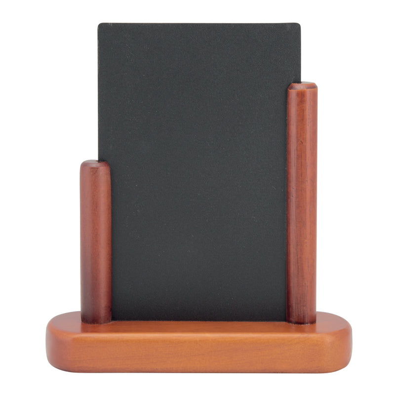 Load image into Gallery viewer, Securit Table Chalkboards - Elegant - Mahogany 17,5x15,5x5cm - Pack of 10
