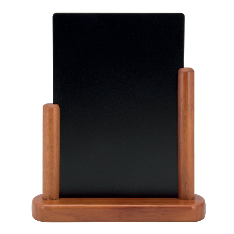 Load image into Gallery viewer, Securit Table Chalkboards - Elegant - Mahogany 23,5x20x6cm - Pack of 6
