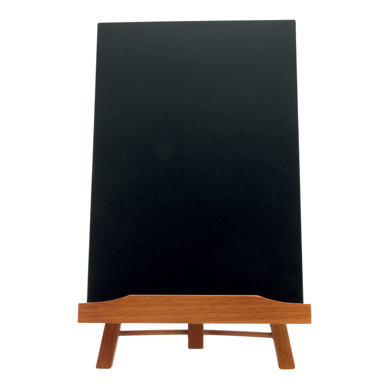 Load image into Gallery viewer, Securit Table Chalkboards - Junior - Mahogany 35,5x21,5x18cm - Pack of 10
