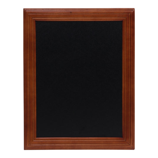 Set of five Securit wall chalkboards in mahogany finish, 47.2x37x2cm, suitable for versatile display and writing.