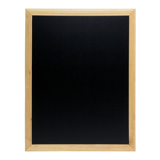 Securit Wall Chalkboard, universal plain 87x67cm with 2.5cm thickness, suitable for notes and displays in various settings.