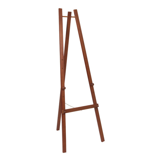 Securit Easel Chalkboard Set - Mahogany Easel 165 cm + Mahogany Chalkboard 60x80 cm + Waterproof Markers