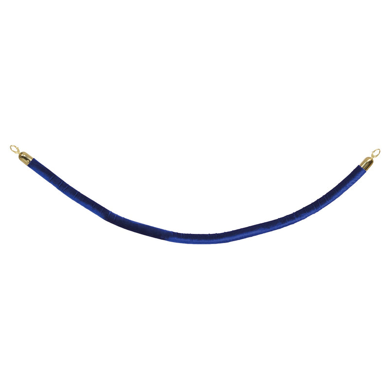 Load image into Gallery viewer, Securit Entrance Barrier Set - Classic Gold - 2 Posts &amp; Bases + Blue Velvet Rope
