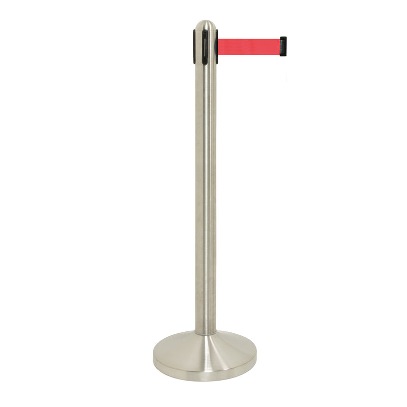 Load image into Gallery viewer, Securit Barriers Systems - Retractable - Stainless steel 101x51x51cm

