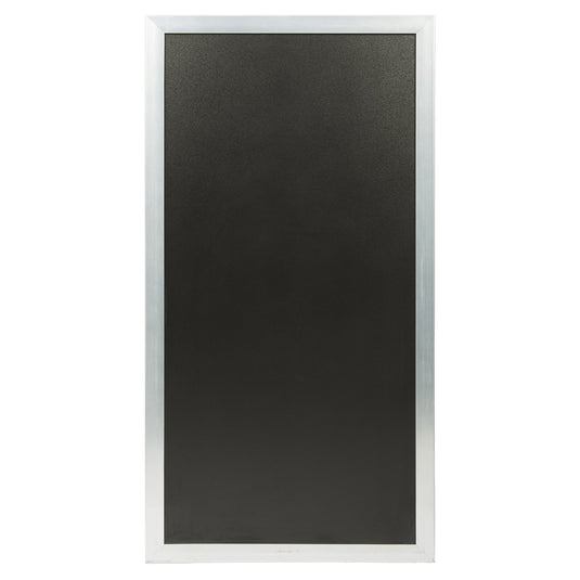 Securit Chalkboard Set - Expandable Multiboard System in Stainless Steel - Board + Waterproof Markers + Cleaner