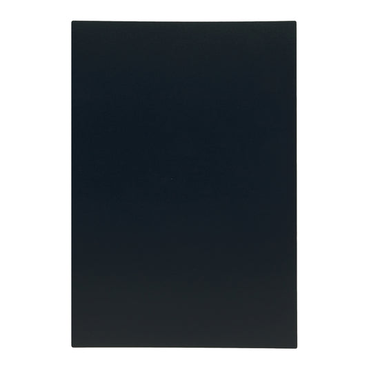 Set of 15 Securit black table chalkboards with elegant insert, 21x15x0.3cm, for displaying messages or labels.