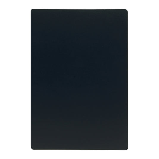 Set of five Securit black table chalkboards with elegant inserts, measuring 15x10x2cm for versatile display.