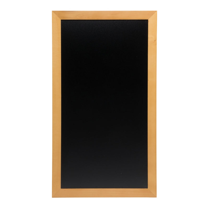 Load image into Gallery viewer, Securit Chalkboard Set - Long Rubberwood Wall Chalkboard in Teak 56x100 cm - Board + Waterproof Markers + Cleaner
