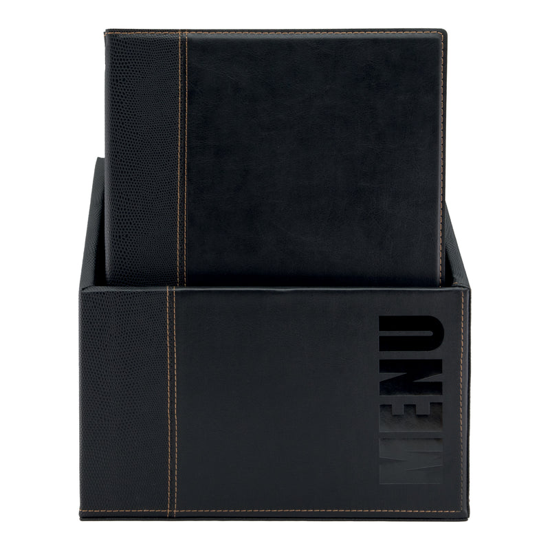 Load image into Gallery viewer, Securit Menu Holders - Boxes Trendy - Black 35,2x27,9x19,7cm - Pack of 2
