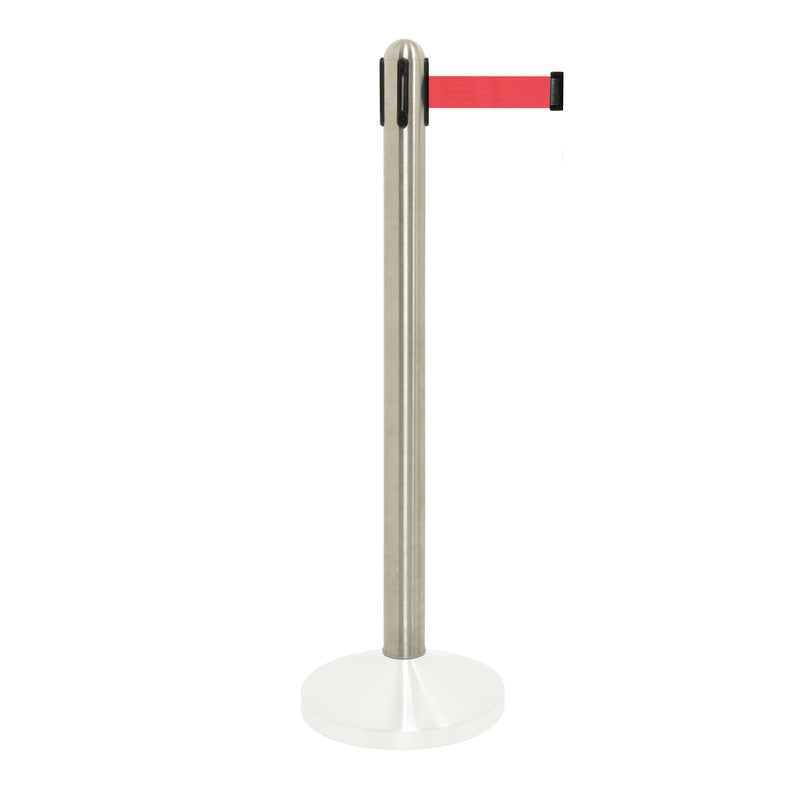 Load image into Gallery viewer, Securit Barriers Systems - Retractable - Stainless steel 96x7x7cm
