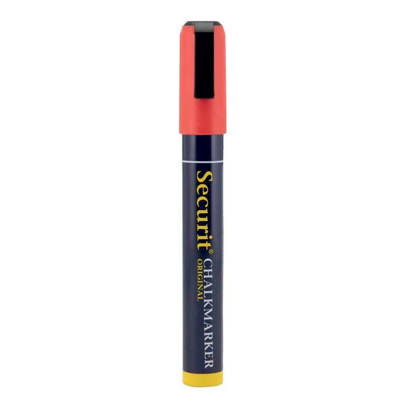 Load image into Gallery viewer, Securit Chalkmarkers - Loose - Red 14,5x1,5x2cm - Pack of 12

