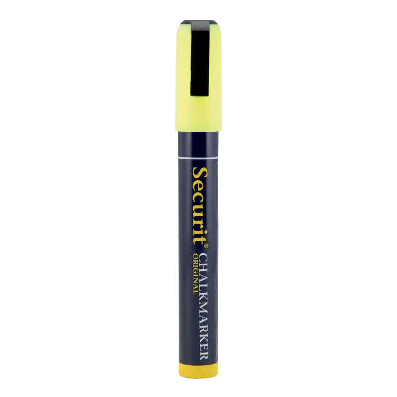 Load image into Gallery viewer, Securit Chalkmarkers - Loose - Yellow 14,5x1,5x2cm - Pack of 12
