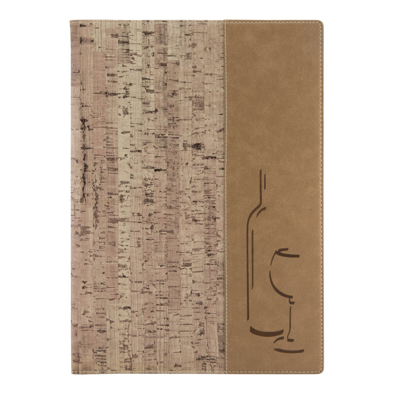 Load image into Gallery viewer, Securit Menu Set - Design Wine Card A4 Cork - 10 Menu Holders + 20 Extra Pouches
