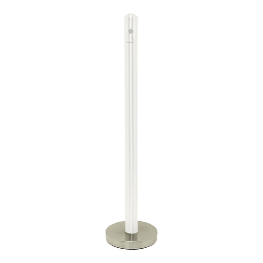 Stainless steel Securit Smoke Pole barriers system with 4x25x25cm barriers, designed for safety and security.