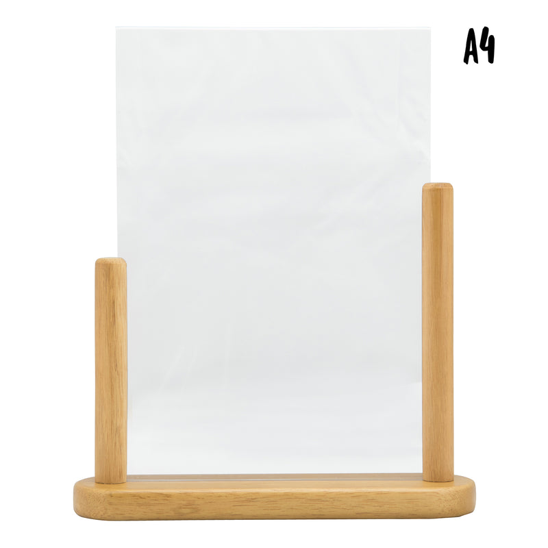 Load image into Gallery viewer, Securit Posterframes - Table - Teak 32,3x27,1x7cm - Pack of 6

