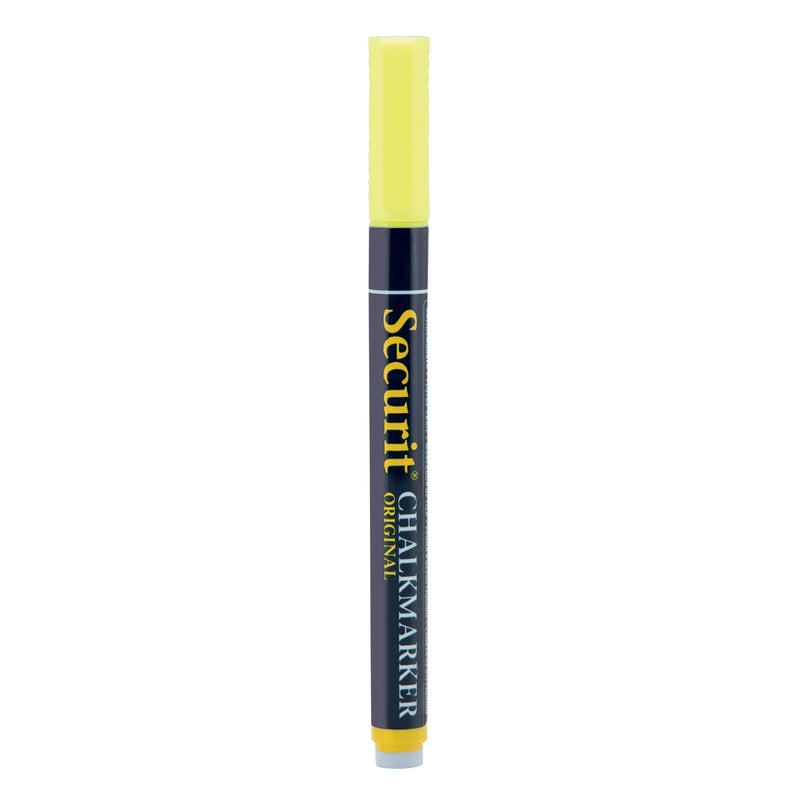 Load image into Gallery viewer, Securit Chalkmarkers - Loose - Yellow 14x1x1,5cm - Pack of 12
