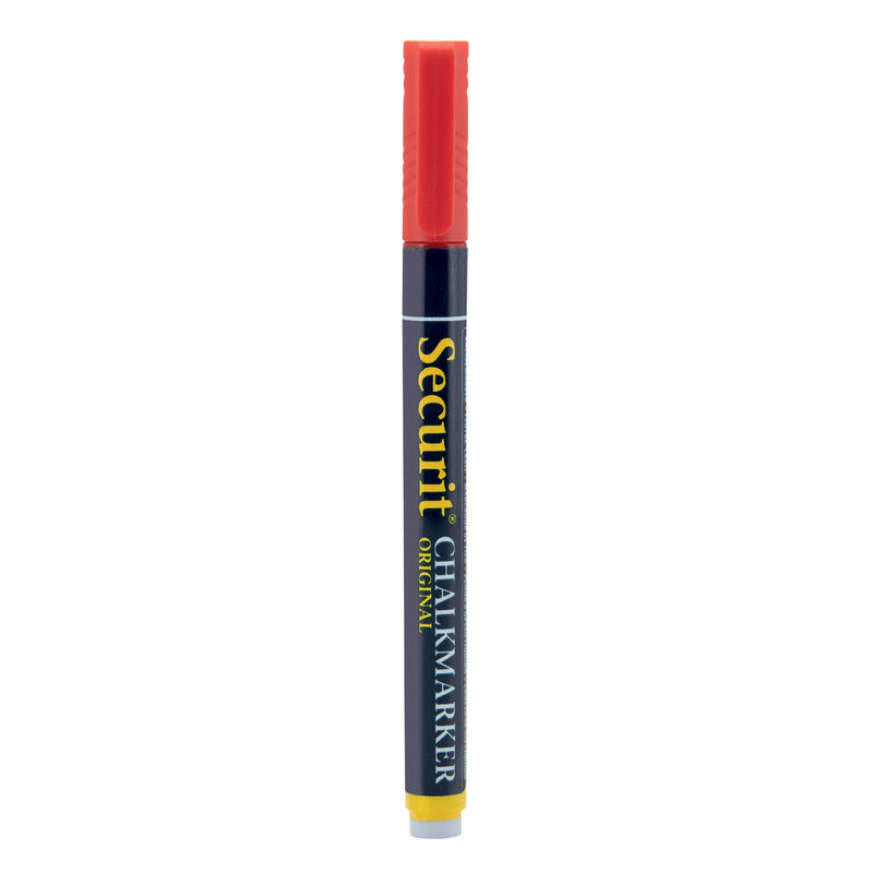 Load image into Gallery viewer, Securit Chalkmarkers - Loose - Red 14x1x1,5cm - Pack of 12
