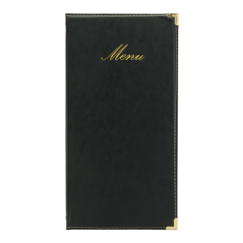 Load image into Gallery viewer, Securit Menu Set - Classic A45 Black - 10 Menu Holders + 20 Extra Pouches
