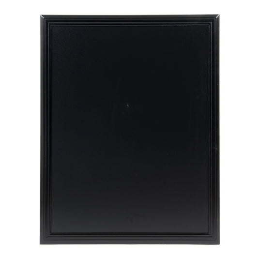 Securit Wall Chalkboard in black, 87x67x2.5cm, with a smooth writing surface and sturdy wall-mount design.