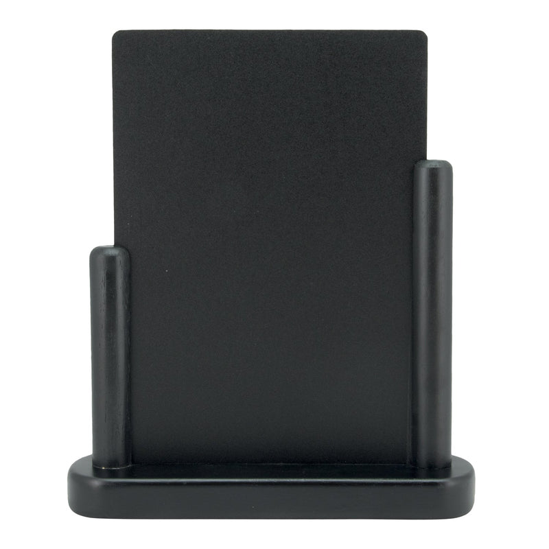Load image into Gallery viewer, Securit Table Chalkboard Set - Elegant A5 Black (Pack of 6) - Boards + 3 Extra Inserts + White Markers
