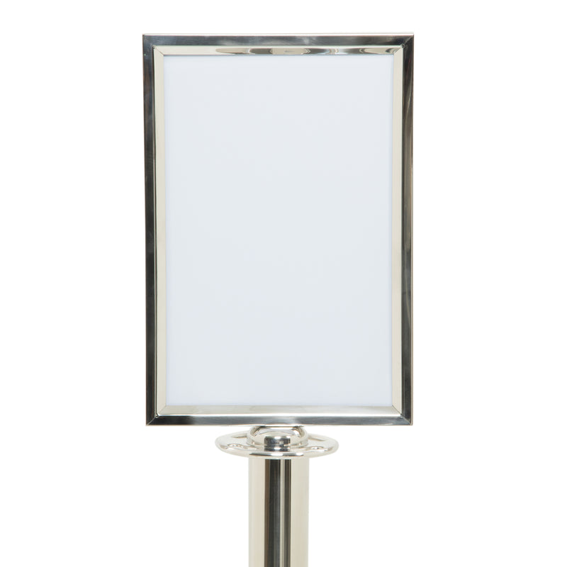 Load image into Gallery viewer, Securit Barriers Systems - Classic Sign - Chrome 34,3x21,5x2,1cm - Pack of 5
