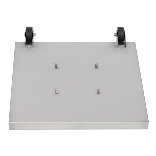 Securit stainless steel information display measuring 5.7x38.3x38.3cm, with a sleek, durable design for clear information presentation.