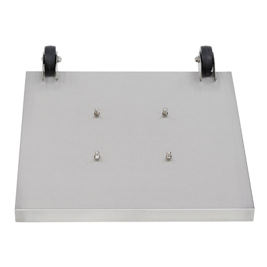 Securit Information Display Set - Stainless Steel 6A4 RGB LED - Display + Pole & Base + Battery