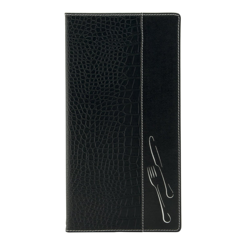 Load image into Gallery viewer, Securit Menu Set - Design Croc A45 Black - 10 Menu Holders + 20 Extra Pouches
