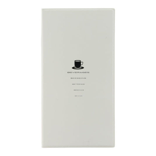 Securit Menu Set - Trendy Beverages A45 White - 10 Menu Holders + 20 Extra Pouches