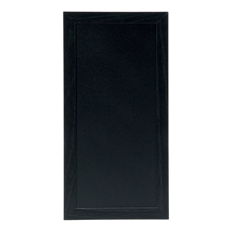 Load image into Gallery viewer, Securit Chalkboard Set - Small Woody Wall Chalkboard in Black 20x40 cm (Pack of 6) - Boards + Waterproof Markers + Cleaner
