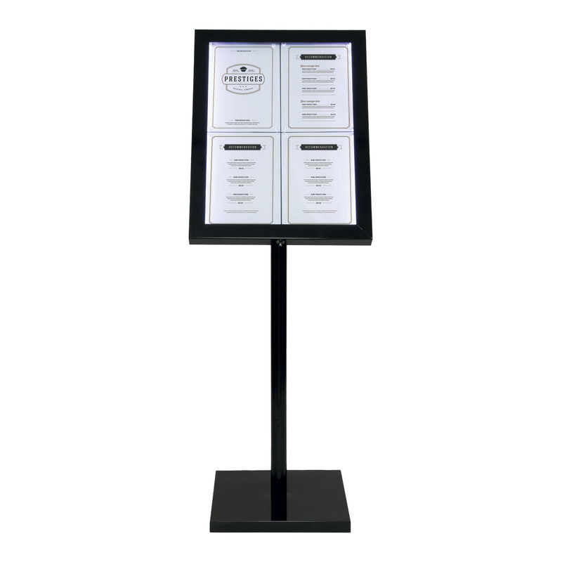 Load image into Gallery viewer, Securit Information Displays - Black Star - Black 138x50x40cm
