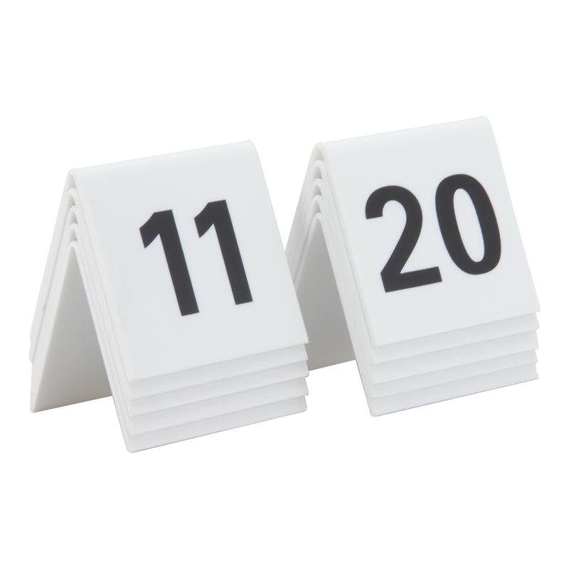 Load image into Gallery viewer, Securit Table Boards - Accessories Signs - White 5,2x5,2x4,5cm - Pack of 6
