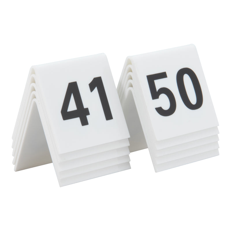 Load image into Gallery viewer, Securit Table Boards - Accessories Signs - White 5,2x5,2x4,5cm - Pack of 6
