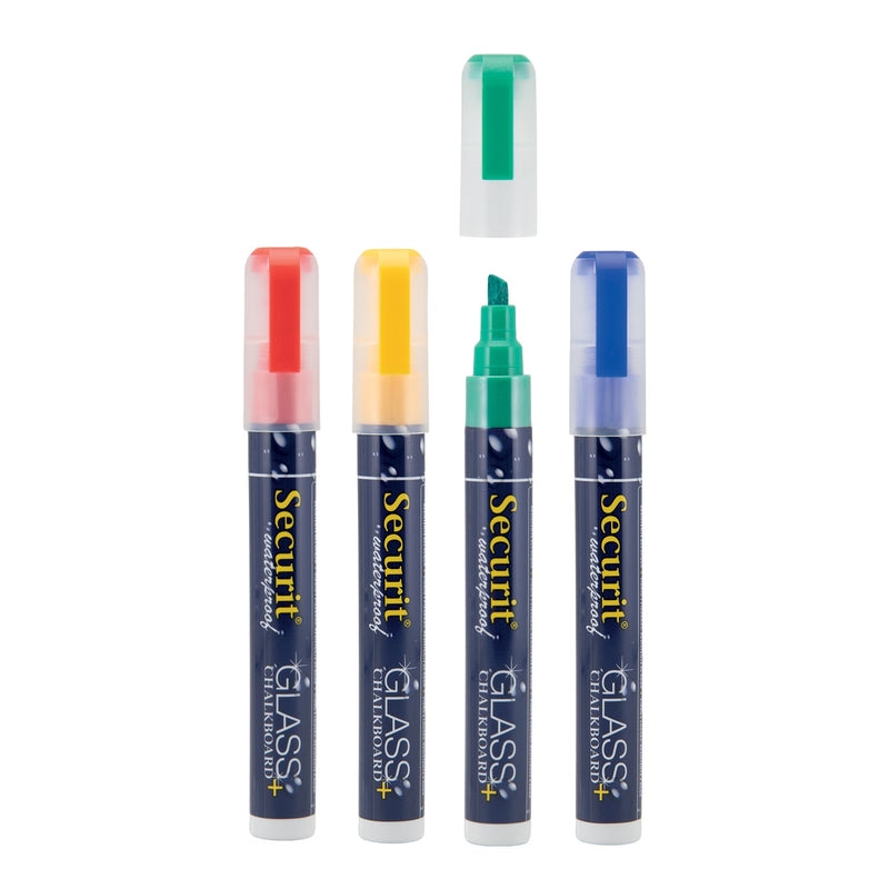 Load image into Gallery viewer, Securit Chalk Wall Kit - Grey Paint 250 ml + Waterproof Markers + Stencils + Cleaner

