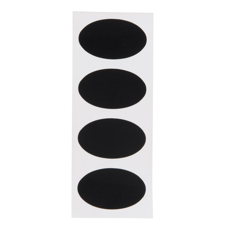 Load image into Gallery viewer, Kitchen Pantry &amp; Jar Label Set - Oval &amp; Rectangle Chalkboard Stickers + White Chalk Markers
