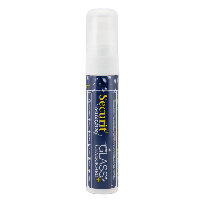Load image into Gallery viewer, Securit Chalkmarkers - Wallet Waterproof - White 15,5x2,7x2,7cm - Pack of 12

