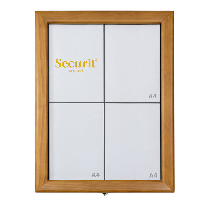 Load image into Gallery viewer, Securit Information Displays - Classic - Teak 69,7x53,3x5,2cm
