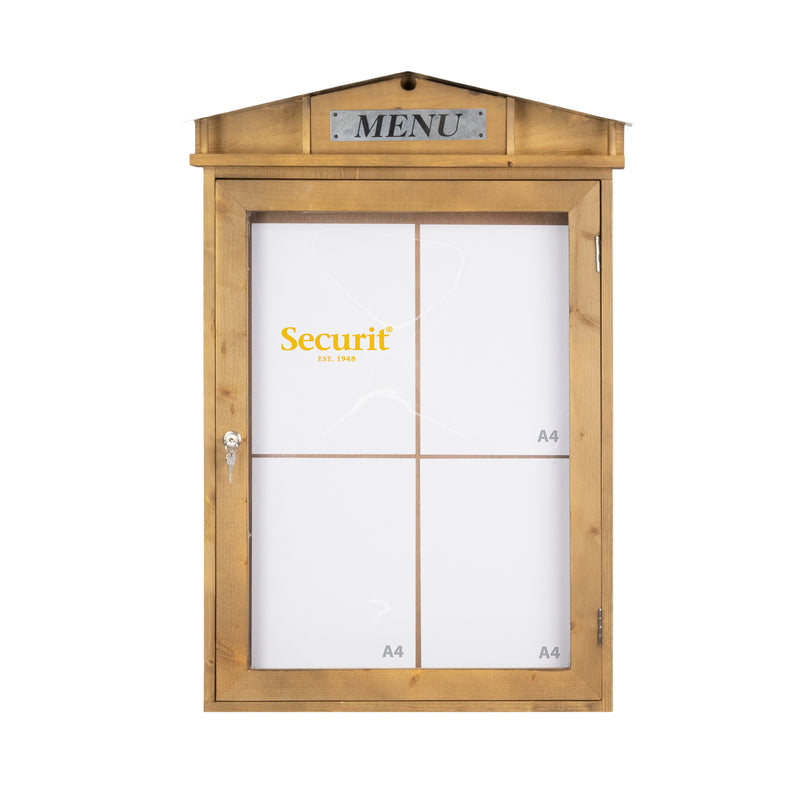 Load image into Gallery viewer, Securit Information Displays - Rustic - Wood 81,5x57,5x7,5cm
