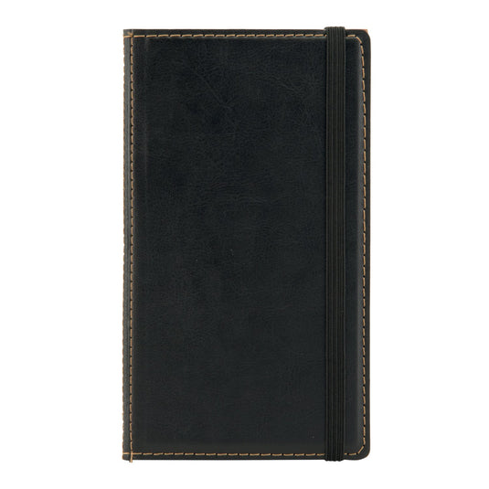 Securit Front-of-House Set - Leather Royal A4 Black - 10 Menu Holders + 10 Beechwood Bill Presenters
