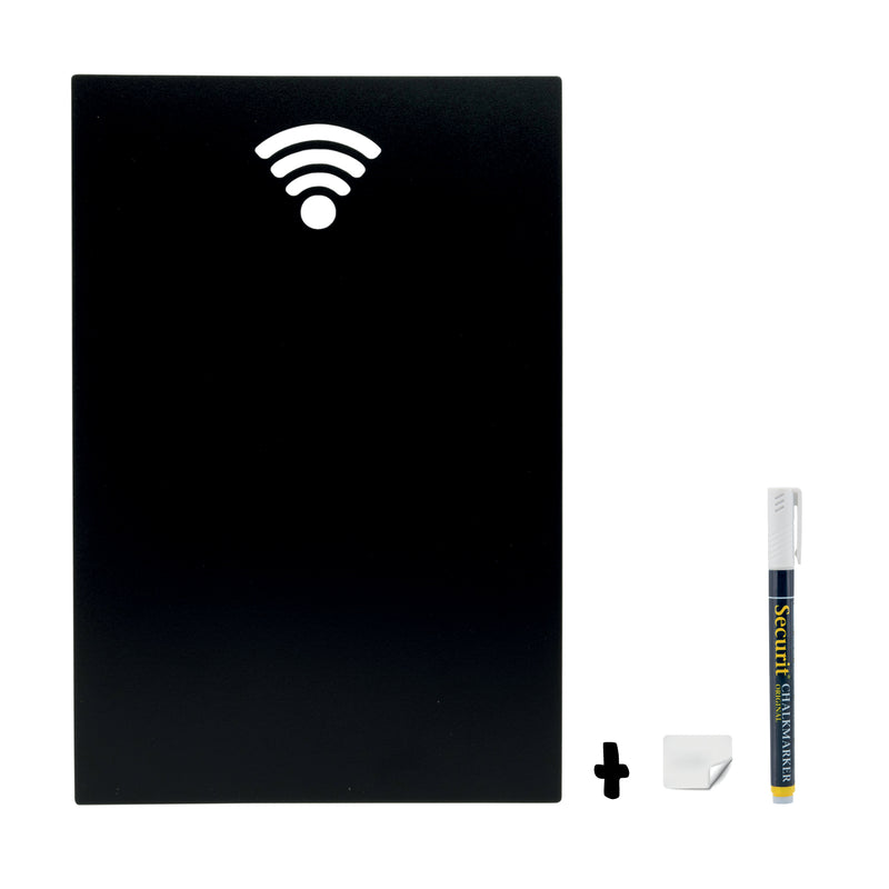 Load image into Gallery viewer, Securit Wall Chalkboards - Silhouette - Black 38x25x0,3cm - Pack of 6
