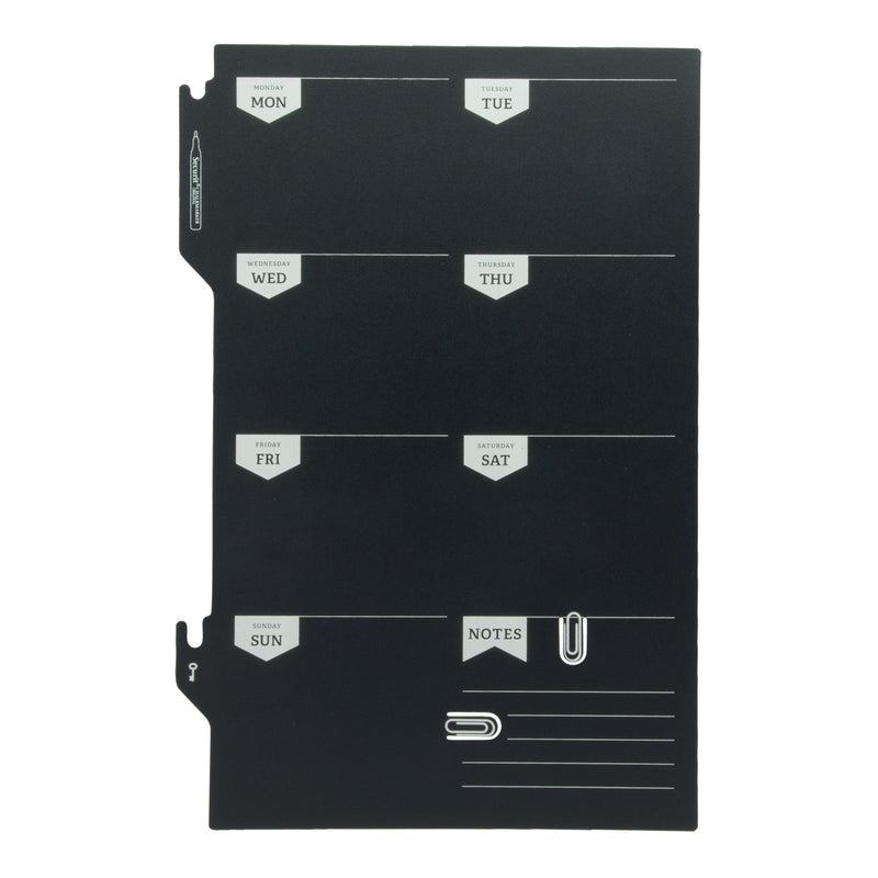 Load image into Gallery viewer, Securit Wall Chalkboards - Planner - Black 44,9x30x0,3cm - Pack of 6
