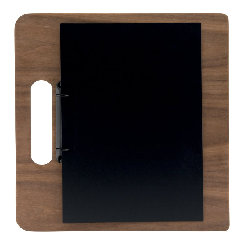 Load image into Gallery viewer, Securit Front-of-House Set - Walnut A4 Chopping Board - 10 Menu Holders + 10 Bill Presenters

